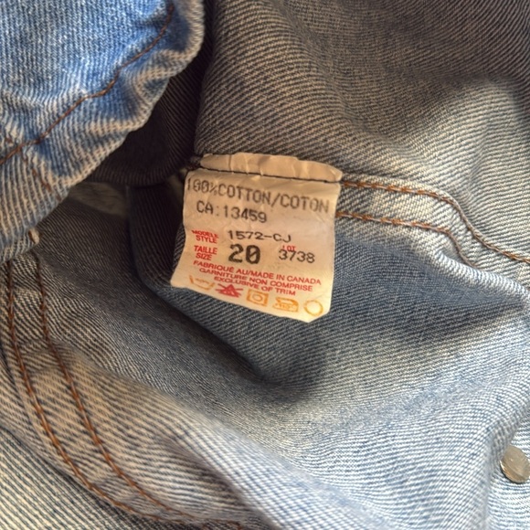VINTAGE | Only Denims oversized blue vest size 20 or XXL - Picture 4 of 4